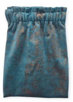 Мешочек для Таро - зелено-бирюзовый бархат