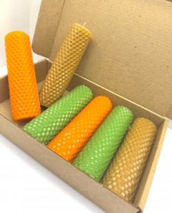 Набор свечей из вощины 