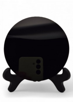 Обсидиановое зеркало 10 см