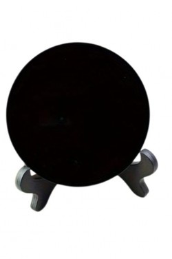 Obsidiāna spogulis 6 cm